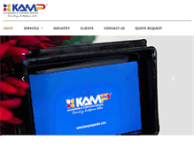 Tablet Screenshot of kampcorporate.com
